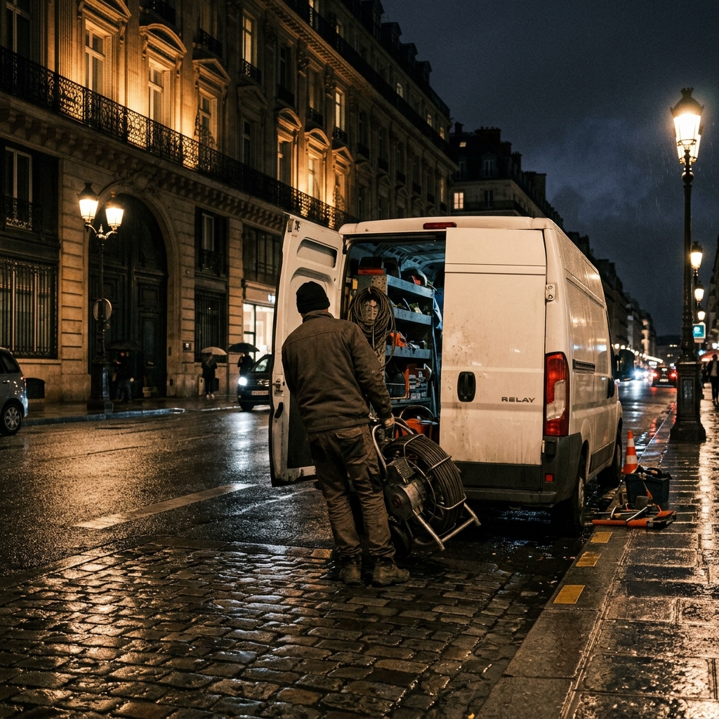 Plombier urgence de nuit Paris